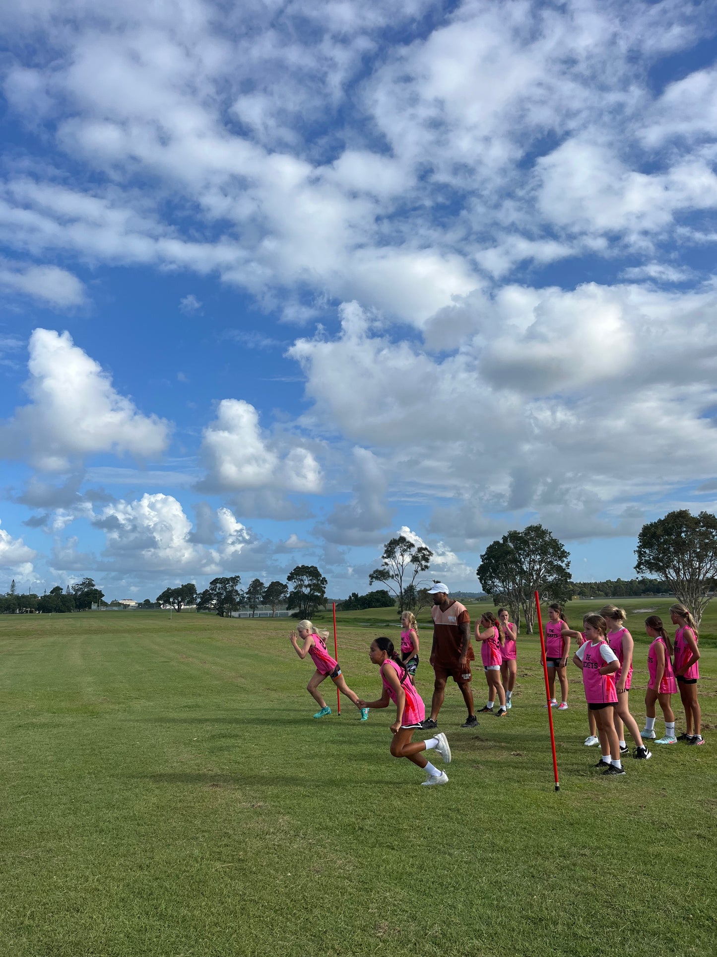 Youth girls group sports training Gold Coast 